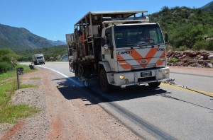 Vialidad Nacional La Rioja señaliza la Ruta Nacional 75