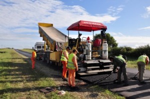 Construyen terceros carriles en la ruta provincial 11 entre Victoria y Gualeguay