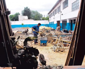 Comienza la construcción de la escuela de Roldán