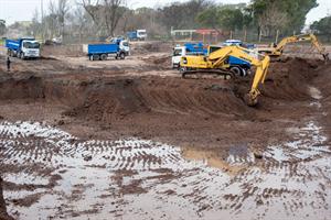 En agosto terminan las obras del reservorio en parque Sarmiento $ 40 Millones