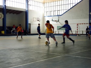 Construcción del Gimnasio del km 13 en Bariloche