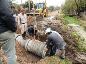 Tres ofertas para desagües pluviales en barrio de Santa Rosa