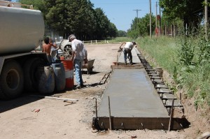 Obra paralizada Travesía Urbana de Eduardo Castex