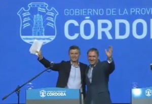 Macri fue a Córdoba y prometió obras por unos $ 27 mil millones