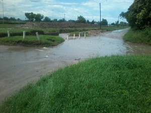 Rio IV desagües en Banda Norte