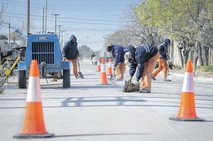 Bahia Blanca Ofertas para pavimentar 175 cuadras $113 millones