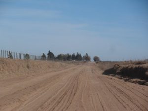 12.38 Km de caminos rurales en Rawson