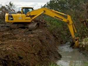 Obras en el barrio La Olla