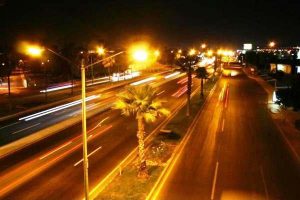 Luminarias led en avenidas de la ciudad de Córdoba