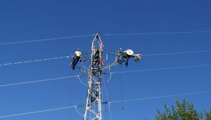 Obras eléctricas en San Bernardo, Fortín Olmos, Romang y Villa Ana