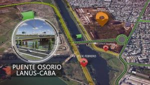 Un nuevo puente conectará Capital y la Zona Sur del GBA