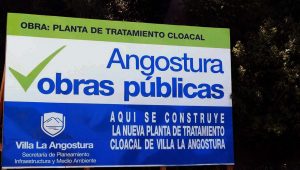 Firman convenio para la construcción de la planta cloacal en la Angostura   