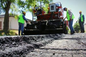 Lujan. Repavimentación de Avenida Las Tipa