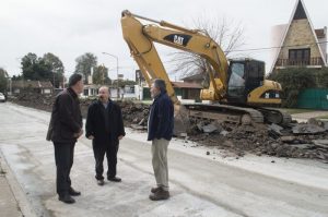 Se reinició la obra de la Avenida Bidegain en Azul $ 49 Milllones