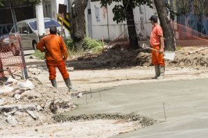 Azul obra de pavimentación y obra de gas $ 18 Millones