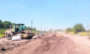 Milisenda SA y RV Pavimentan una avenida que une el barrio Cabín 9 con el centro de Pérez $ 50 Millones