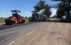 Vial Agro continúa a buen ritmo la obra de repavimentación de la ruta provincial 102