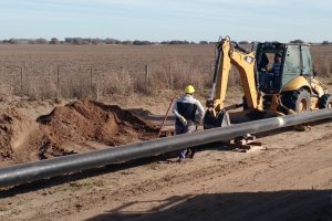 Continúan los trabajos en el Refuerzo gasoductos de acero del sistema pampeano