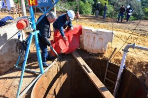 JCR S.A. avanza en la construcción de gaviones en la “zanja de Hortt”