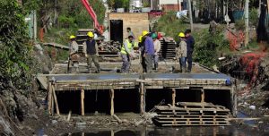 La obra de Defensa Norte de Concepción del Uruguay, se detuvo por el actual contexto económico.