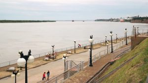 Avanza la obra de reconstrucción del Paseo de la Libertad en San Lorenzo