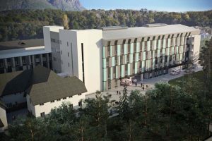En una losa está la falla de la ampliación del hospital de Bariloche