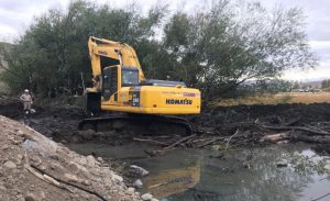 Vialtec S.A avanza en la obra de desagües pluviales en Esquel