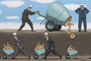 Cómo se repartían las coimas entre constructores y funcionarios