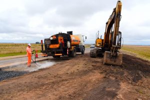 Pietroboni inicia la conservación de la Ruta Nacional 131