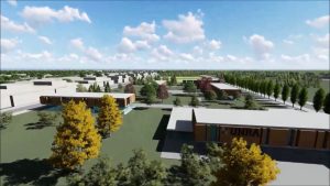 La construcción del campus de la Universidad Nacional de Rafaela avanza a paso firme