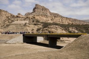 Canclini SRL avanza con la construcción de una pasarela peatonal metálica en Belén