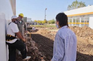 Avances del Hospital Modular de Emergencias de la UPA N°17 Bernal Oeste Pcia Bs. As.