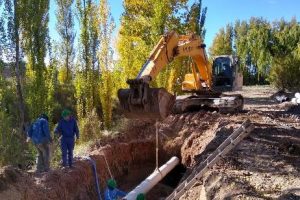 Avanza la ampliación de la Planta de Tratamiento de Desagües Cloacales de Cipolletti