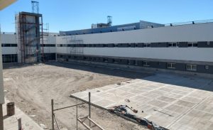 Nuevo Hospital de Alta Complejidad de Trelew 75% de avance de obra