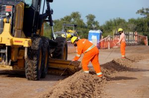 Reactivan trabajos en Camino del Buen Ayre