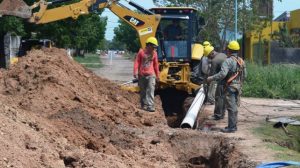 Entra otra empresa y prevén reiniciar la obra cloacal de Caucete