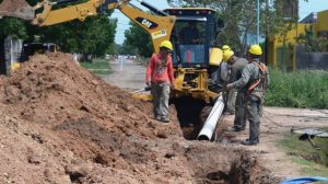 Entra otra empresa y prevén reiniciar la obra cloacal de Caucete