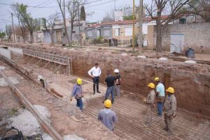 Paro en obra de los desagües de Vial-Tec en Esque