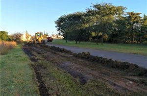 El municipio de Urdinarrain inició una serie de obras en el acceso Este de la ciudad