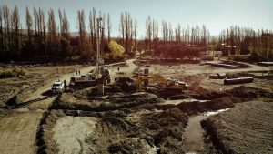 Pedernal: en la pandemia la obra del puente tuvo el mayor avance