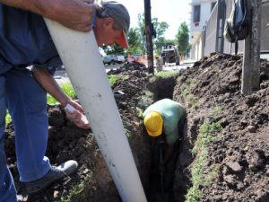 Electroluz fue la ganadora conducto principal de cloacas en el Oeste de Santa Fe