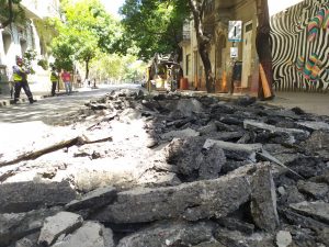 Mantenimiento de Pavimentos en Calles de la Ciudad de Rosario