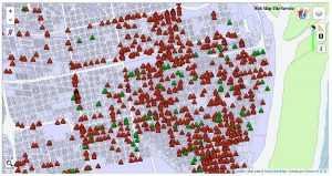 Publican un mapa virtual para saber que baches faltan tapar en la ciudad de Concepción del Uruguay