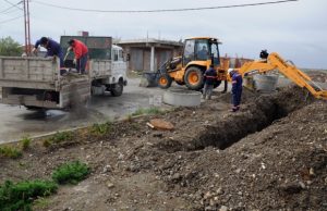 Caleta Olivia obra de red cloacal en B° Golfo San Jorge