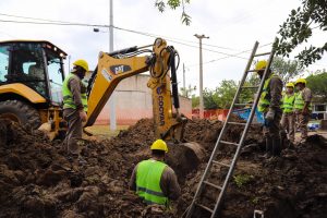 Cocyar Comenzó una obra de cloacas en Reconquista