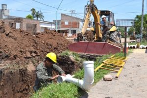 Reconquista PROYECCION ELECTROLUZ comenzo las obras cloacales para los barrios Itatí, Zorzón, Santa Rosa, Don Pepito y Distrito IT