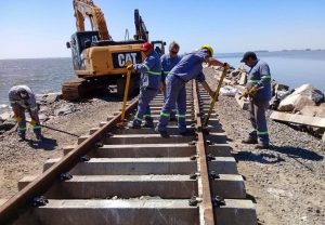 Finales en la reparación del pedraplén ferroviario sobre La Picasa $ 115 Millones