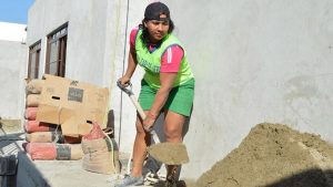 En Santa Rosa convocaron a mujeres albañiles para ejecutar obra pública