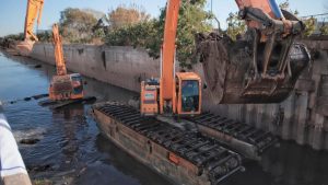 $646 Millones ILUBAIRES  ejecutara obras de mantenimiento hídrico para Lomas de Zamora A° Unamuno y El Rey