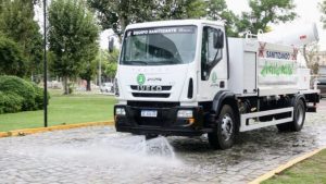 Grúas San Blas entregó los primeros Camiones Sanitizantes